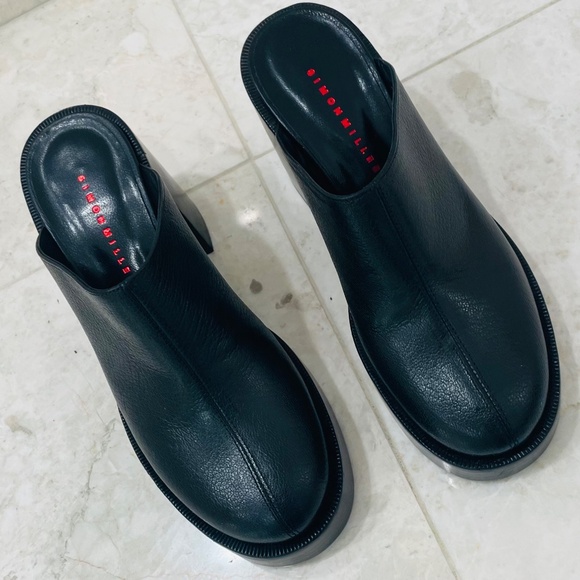 Simon Miller {38} Shoes Platform Mule Low Raid Clog Black - Picture 3 of 11